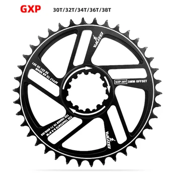 GXP 3 kraadi kompenseerida CNC alumiinium 30/32/34/36/38/40 T jalgratta keti ratas