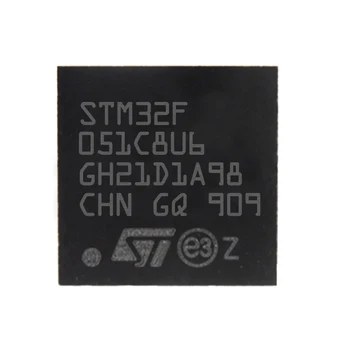 1-100 TK STM32F051C8U6 UFQFN-48 STM32F051 32-bitine Mikrokontroller MCU ST Mikrokontrolleri Chip Brand New Originaal