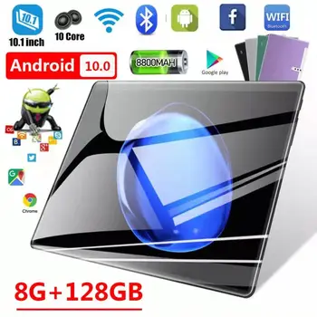 10 Tolline Tahvelarvuti Android 10.0 Okta Core 4GB/64GB Dual SIM 4G Kõne Google ' i Turu Pad Tahvelarvuti GPS-WiFi-Bluetooth-Tab 10.1