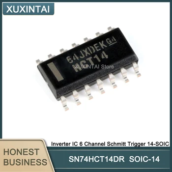 100tk/Palju SN74HCT14DR SN74HCT14 Inverter IC 6 Channel Schmitt Trigger 14-SOIC