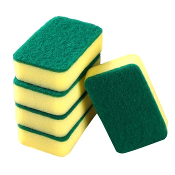 5TK Microfiber Sponge Köögi Roog, Potid Puhastus Sponge Pintsli Pesemine Rätikud pühkimisluud, Küürimis-Pad Nõudepesu Käsn