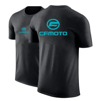 CFMOTO Logo Kohandatud Suvel Mugavad Meeste Print T-särgid Varruka O-kaeluse Värviga Decal Lahti Tshirt Casual Meeste Tee