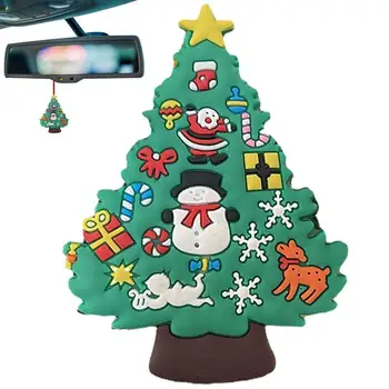 Christmas Tree Kaunistused Jõulupuu Kujuga Ripats PVC Rippuvad Dekoratsioonid Tree Kaunistused Isiku Kasuks Kaunistused Auto Rippus