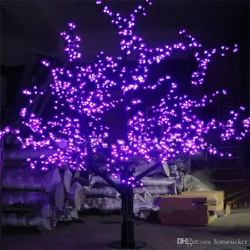 LED Jõulud Light Cherry Blossom Tree 1248pcs LED Pirnid, 1.8 m/6ft Kõrgus Sise-Või Välistingimustes Kasutamiseks Tasuta Kohaletoimetamine Tilk Laevandus Vihma