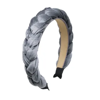 Lai põimitud velvet 3cm lai lihtne kujundus hairbands naiste juuste aksessuaarid, talvel hairbands