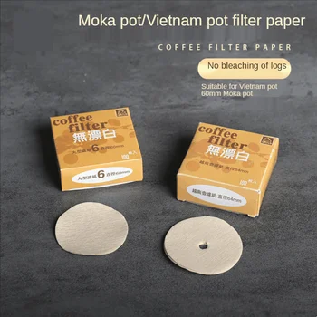 Moka Pot Vietnam Poti Kohvi Filterpaber Kohvikann Leibkonna Püree Filterpaber 100 Tk