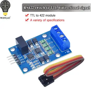 RS422 moodul ülekanded TTL kahesuunaline signaale Full duplex 422 pööra mikrokontrolleri MAX490 TTL moodul WAVGAT
