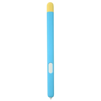 Samsung Galaxy Tad S6 Lite Ja Pen Varruka Touch Pen Silikooni Puhul Kaitsev Ümbris Sinine