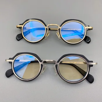 Vintage Ringi Klaasid Raami Mehed Optilised Prillid Naiste Lühinägevus Retsepti Prillid Raamid Square Selge Prillid Oculos Gafas