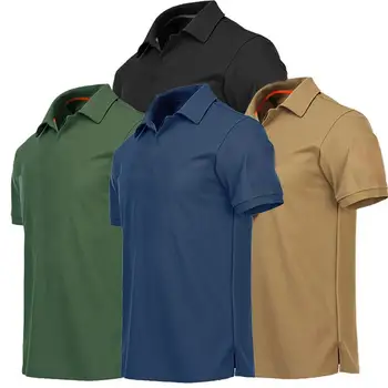 W036 Meeste Vabaaja Tahke tShirts Tops Mees Business Golf T Shits Camisa Tops